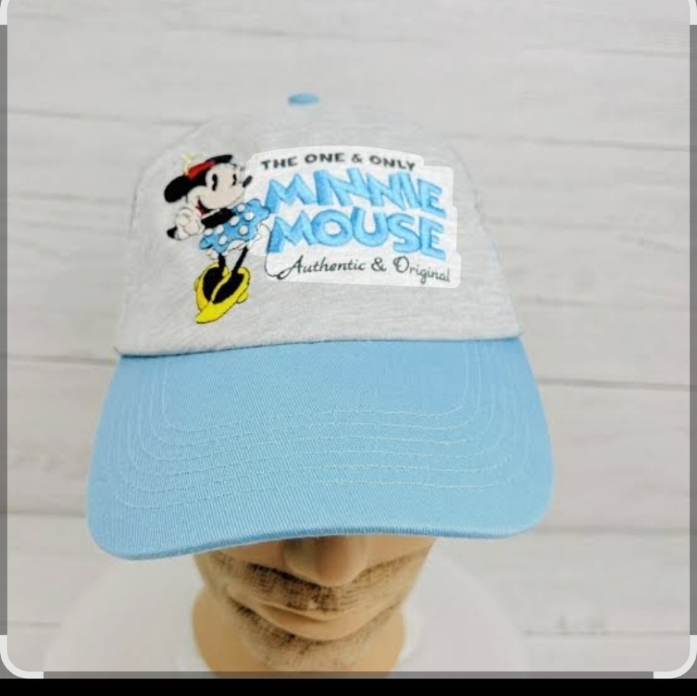 Minnie Mouse Gray and Blue Cap